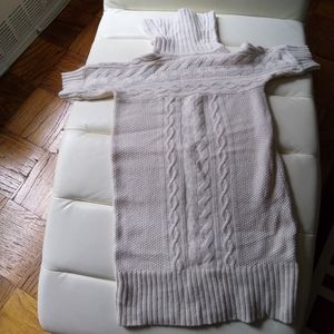 Banana republic cable knit sweater dress